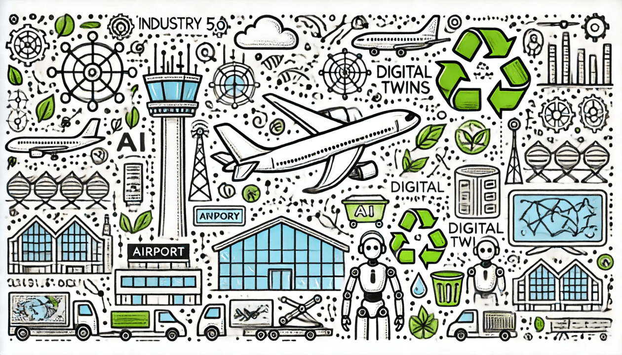 Soaring Towards Efficiency: How Industry 5.0 is Transforming Airports and Aviation
