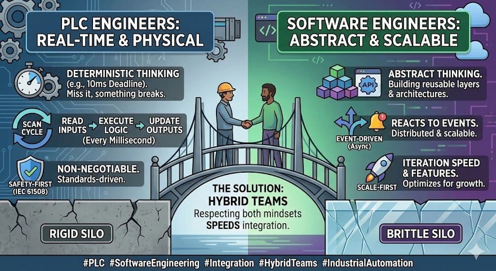PLC vs Software Engineering: Two Mindsets, One System